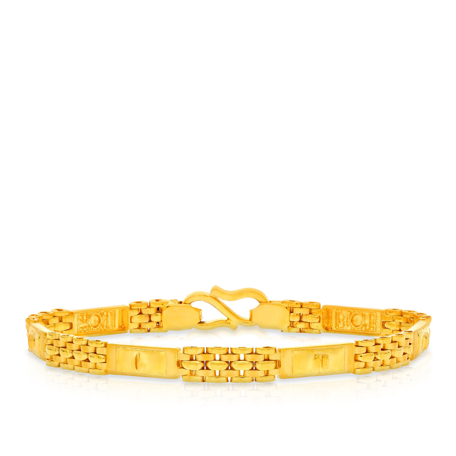 Glamorous 22 Karat Gold Bracelet BL9121064