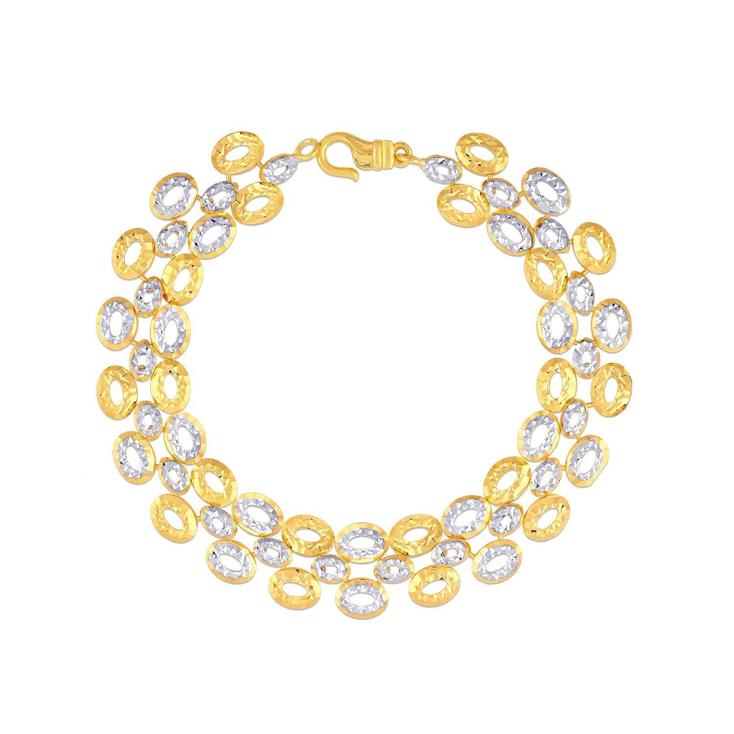 Sparkling 22 Karat Gold Bracelet BFB003