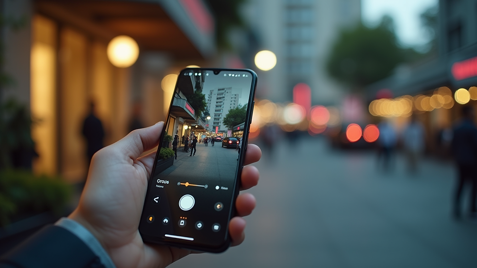 Close-up view of a smartphone showing Pune-based social media group chat