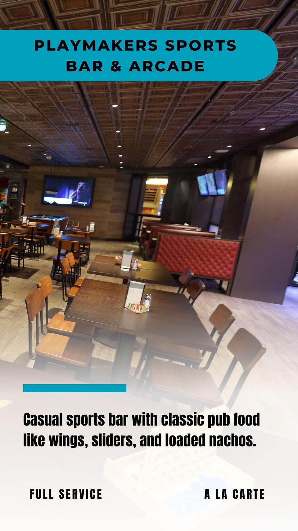 Wonder of the Seas Playmakers Sports Bar and Arcade