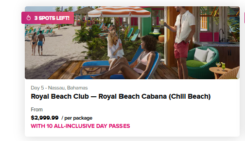 ROYAL BEACH CLUB- ROYAL BEACH (CHILL BEACH)