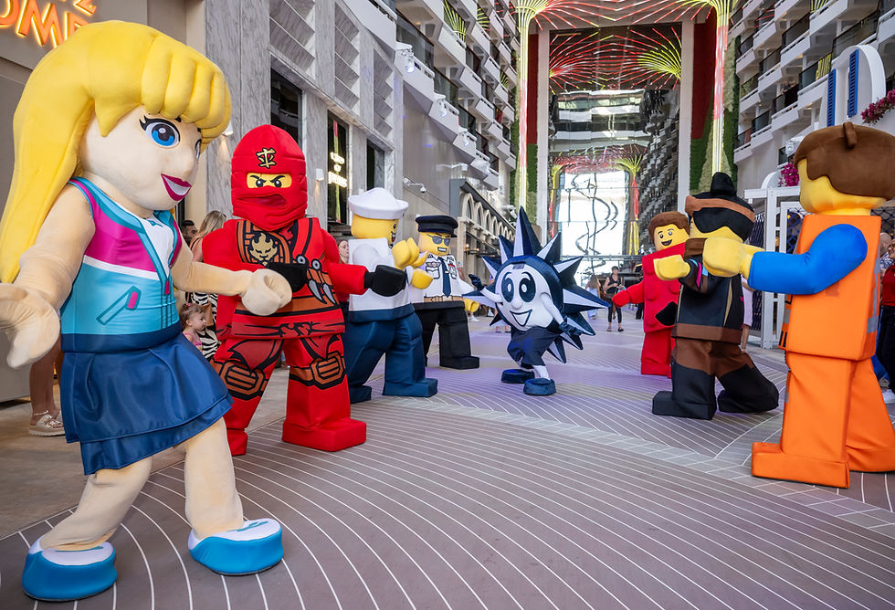 MSC Lego Parade MSC Cruises Robot Dogs