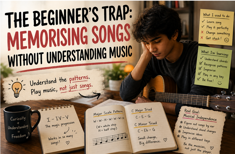 The Beginner's Trap:Memorising Songs Without Understanding Music