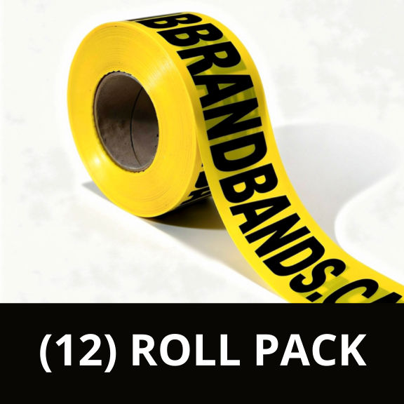 Customizable Caution Tape For Advertising 800 FT ROLL