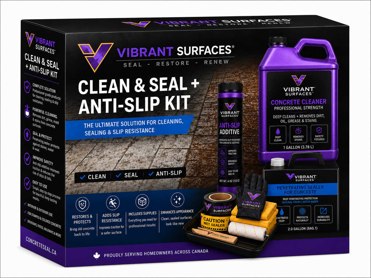D.I.Y CONCRETE CLEAN & SEAL KIT