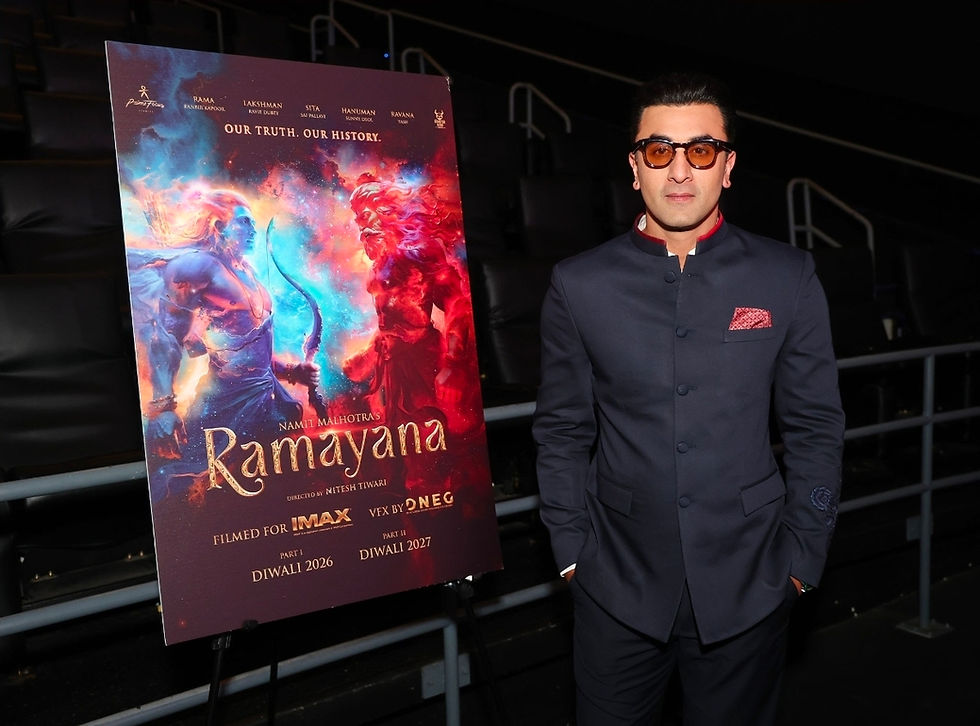 Ranbir Kapoor at The Ramayana preview event. Source: Phillip Faraone / Getty image for Prime Focus.