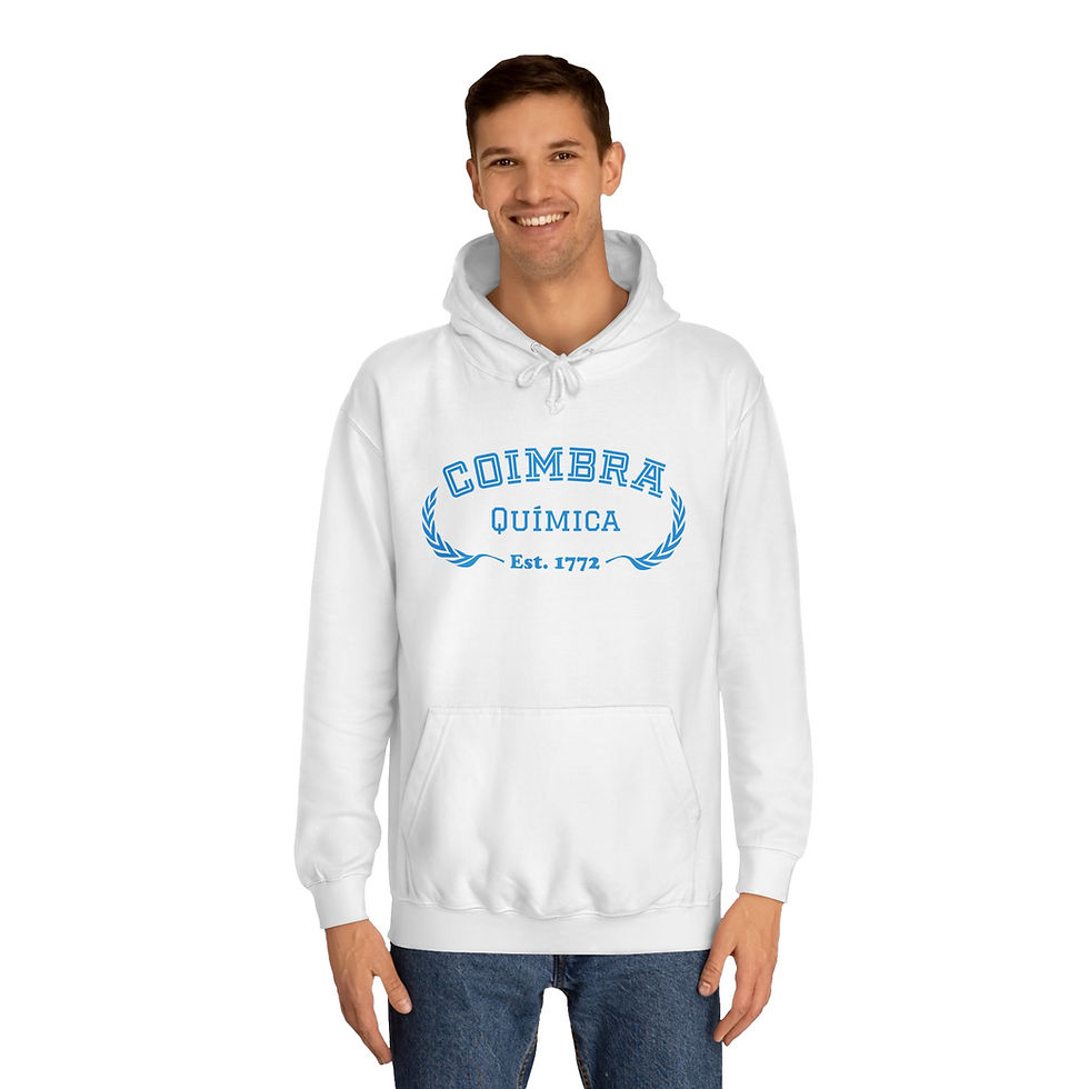 Miniatura: Hoodie FCTUC Curso Química Branco