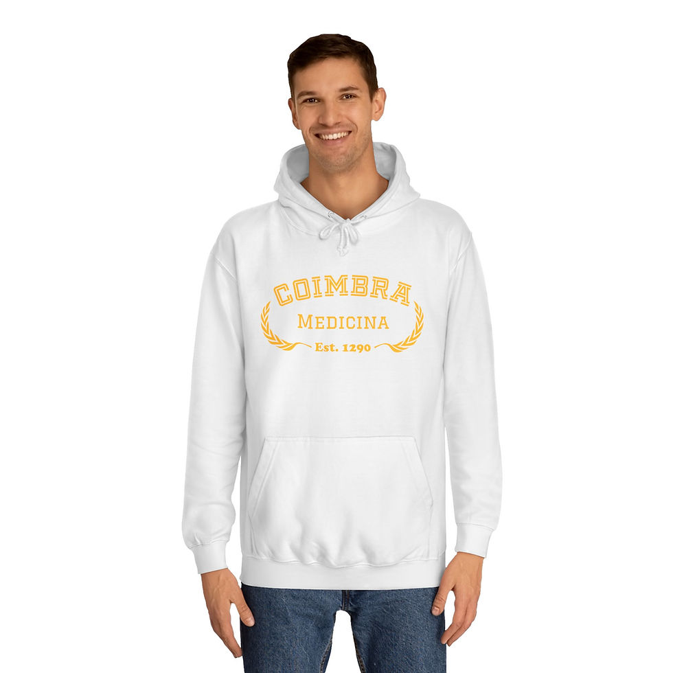 Miniatura: Hoodie FMUC Curso Medicina Branco