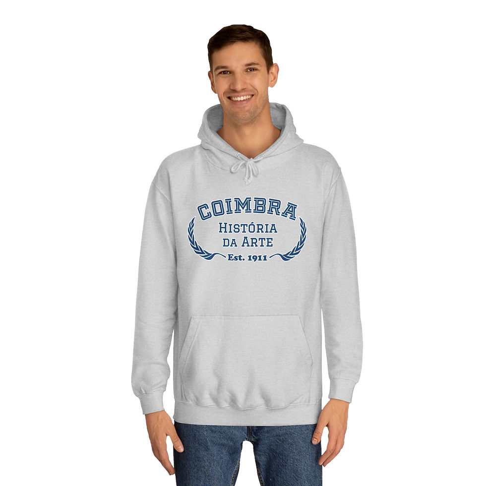 Miniatura: Hoodie FLUC Curso História da Arte Cinza (c/ linha branca)