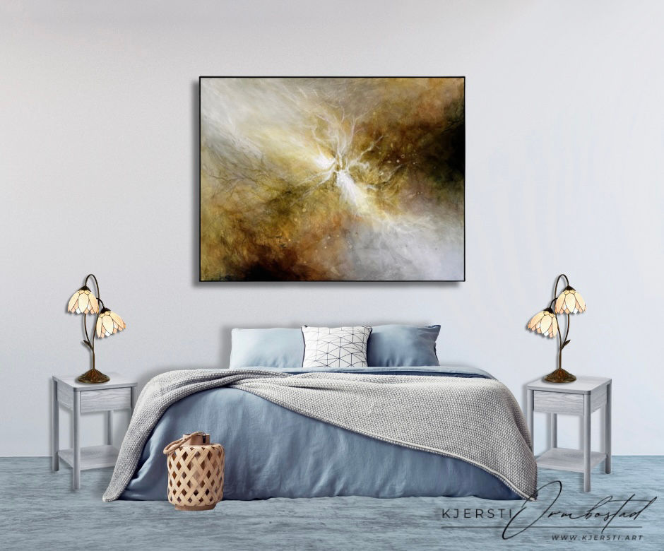 Miniatyrbilde: Vårens første åndedrag 70 x 90 cm