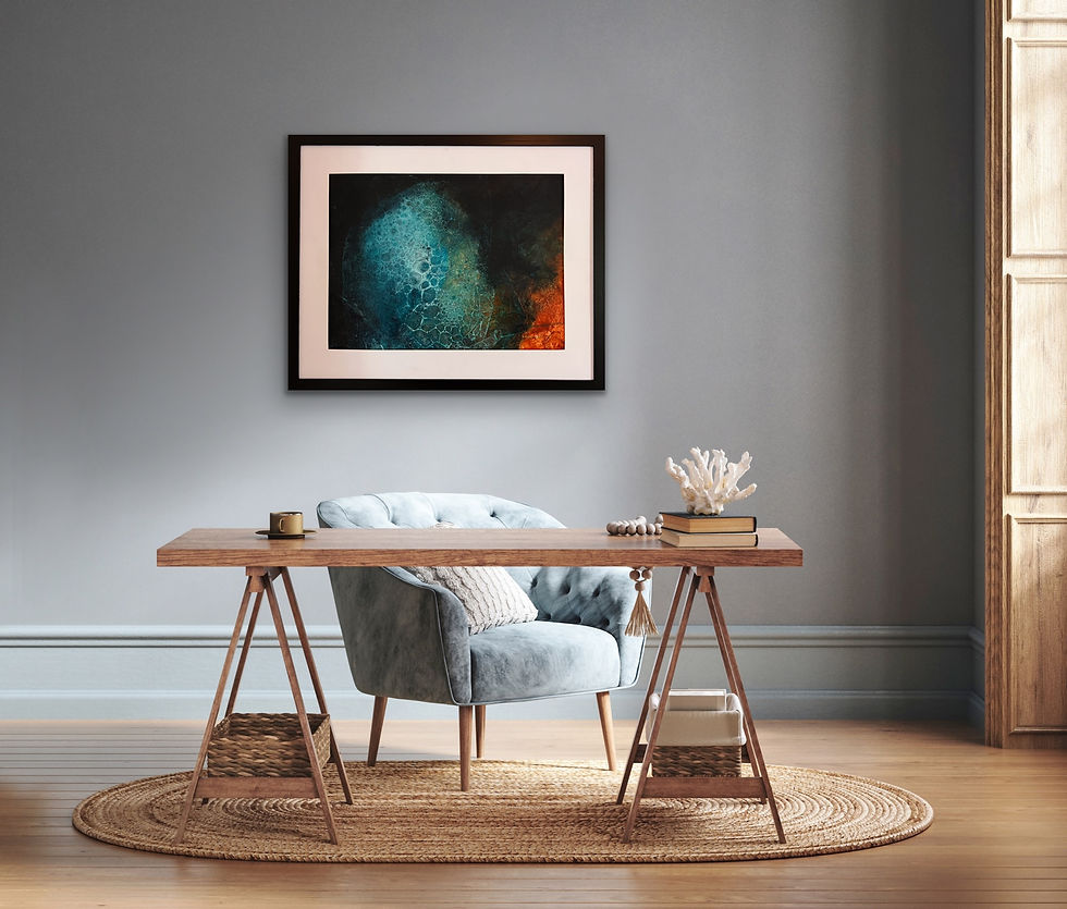 Miniatyrbilde: «Flow serien IV» 30 x 40 