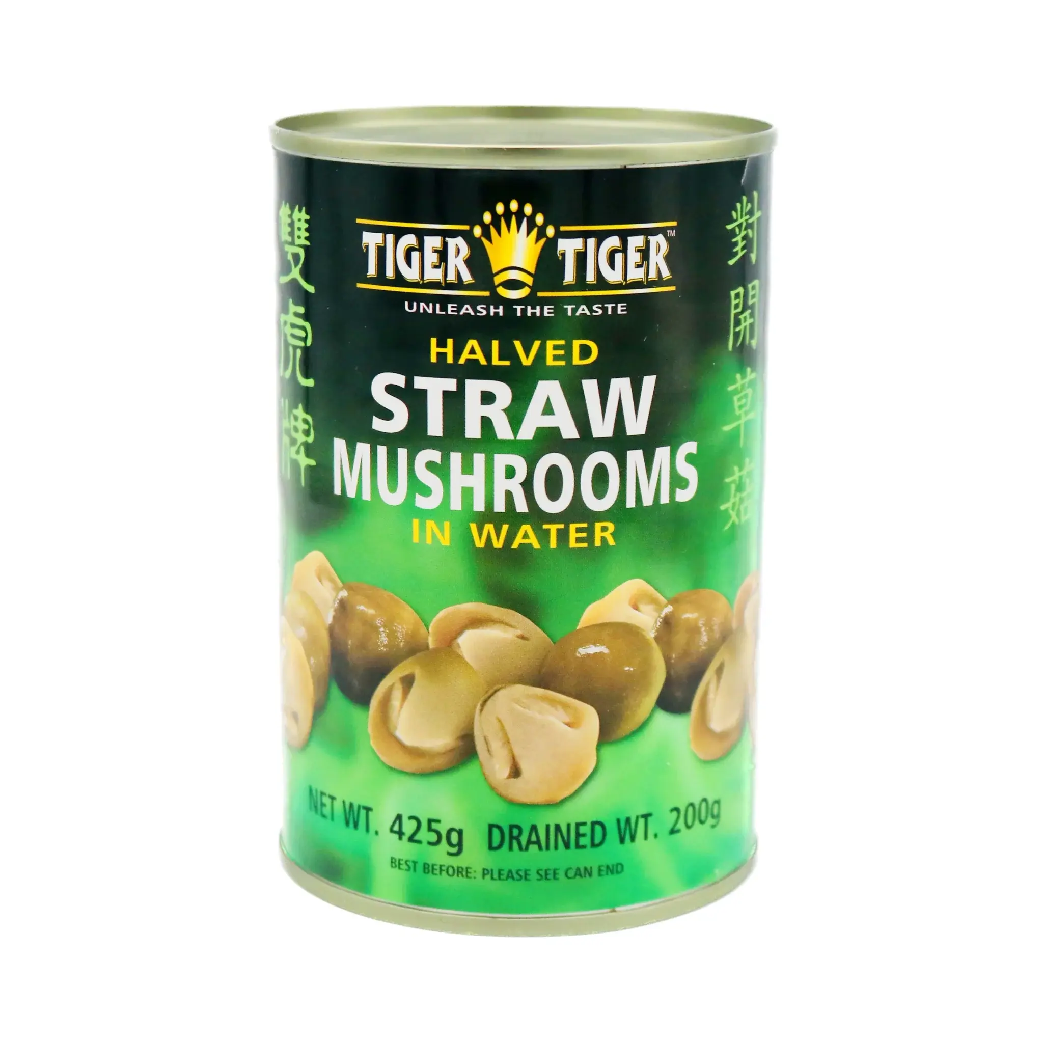 Tiger Tiger Straw Mushroom 24x425g (雙虎)草菇