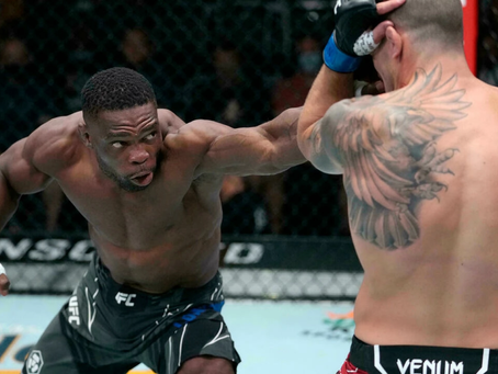 MMA: Tafon Nchukwi et Dalcha Lungiambula battus lors de l'UFC Fight Night 203
