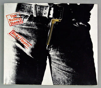 Sticky Fingers(The Rolling Stones) LPのジャケット・デザインは、Andy Warhol