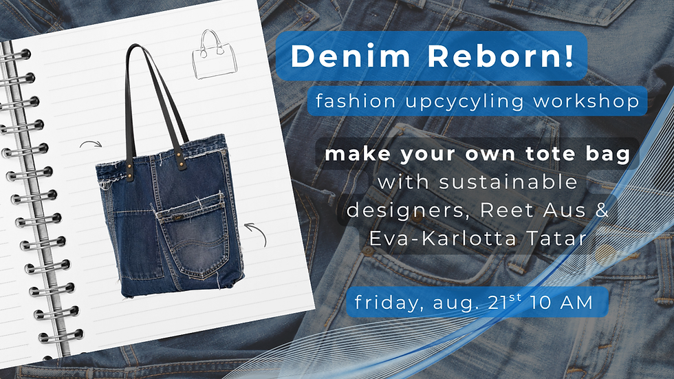 Denim Reborn!  Upcycling Workshop
