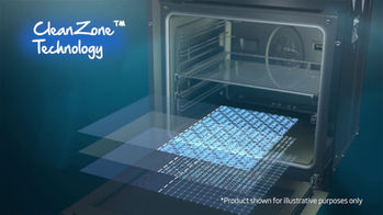Oven Doors that Stay Cleaner for Longer with CleanZone™ Technology