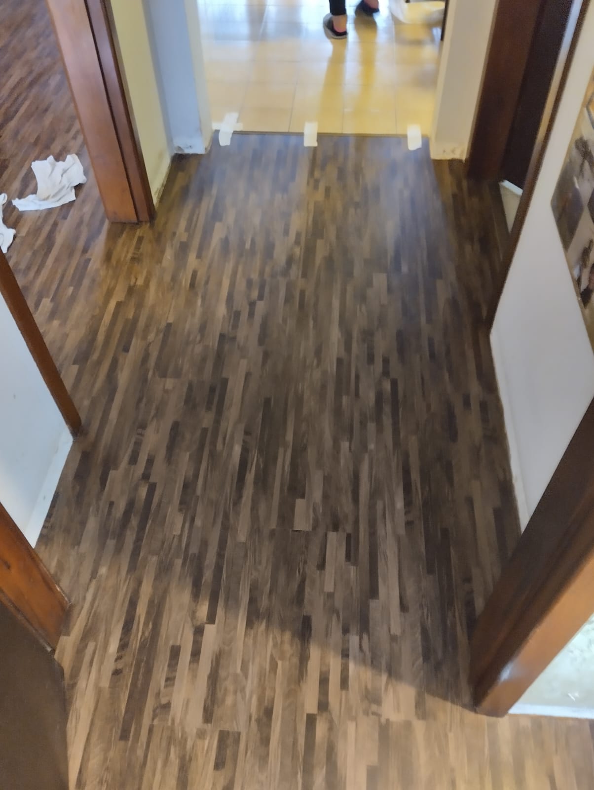 PISO VINÍLICO DE PVC PARQUET CAFÉ — foto 2