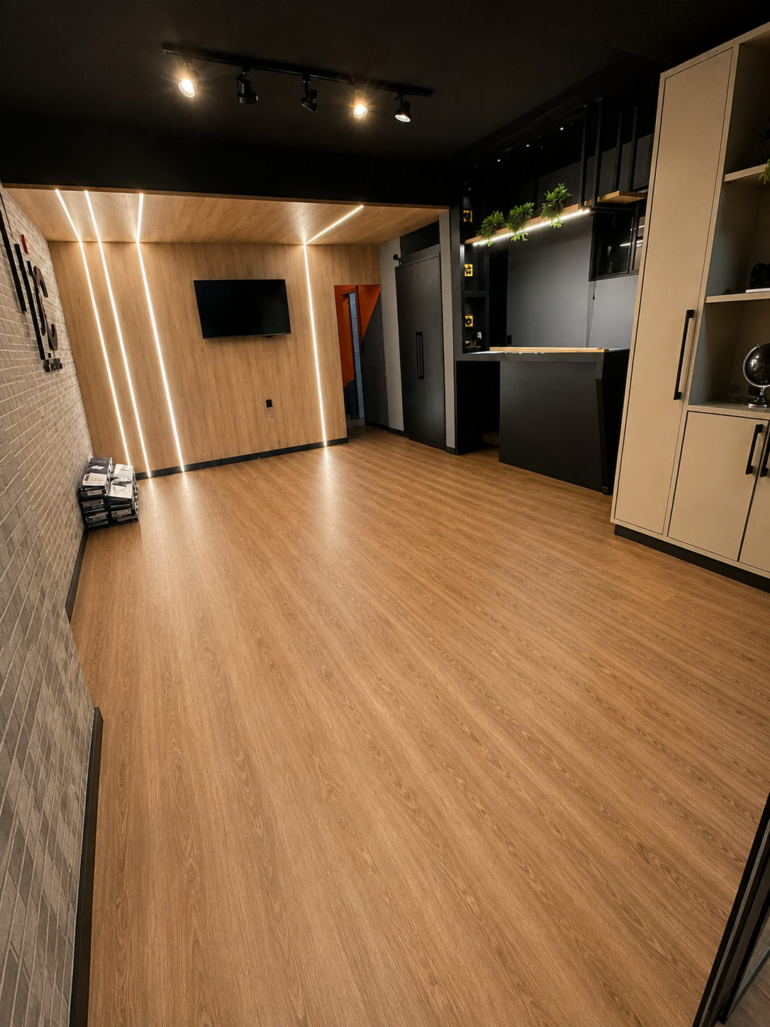 PISO VINÍLICO DE PVC AMÊNDOA — foto 5