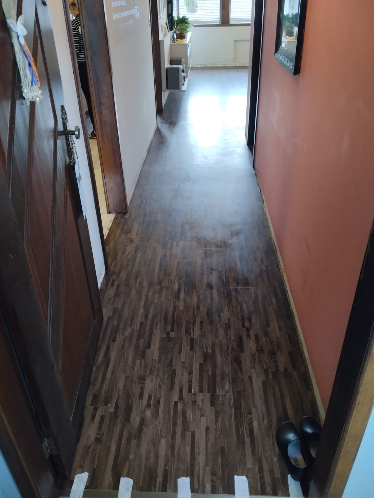 PISO VINÍLICO DE PVC PARQUET CAFÉ