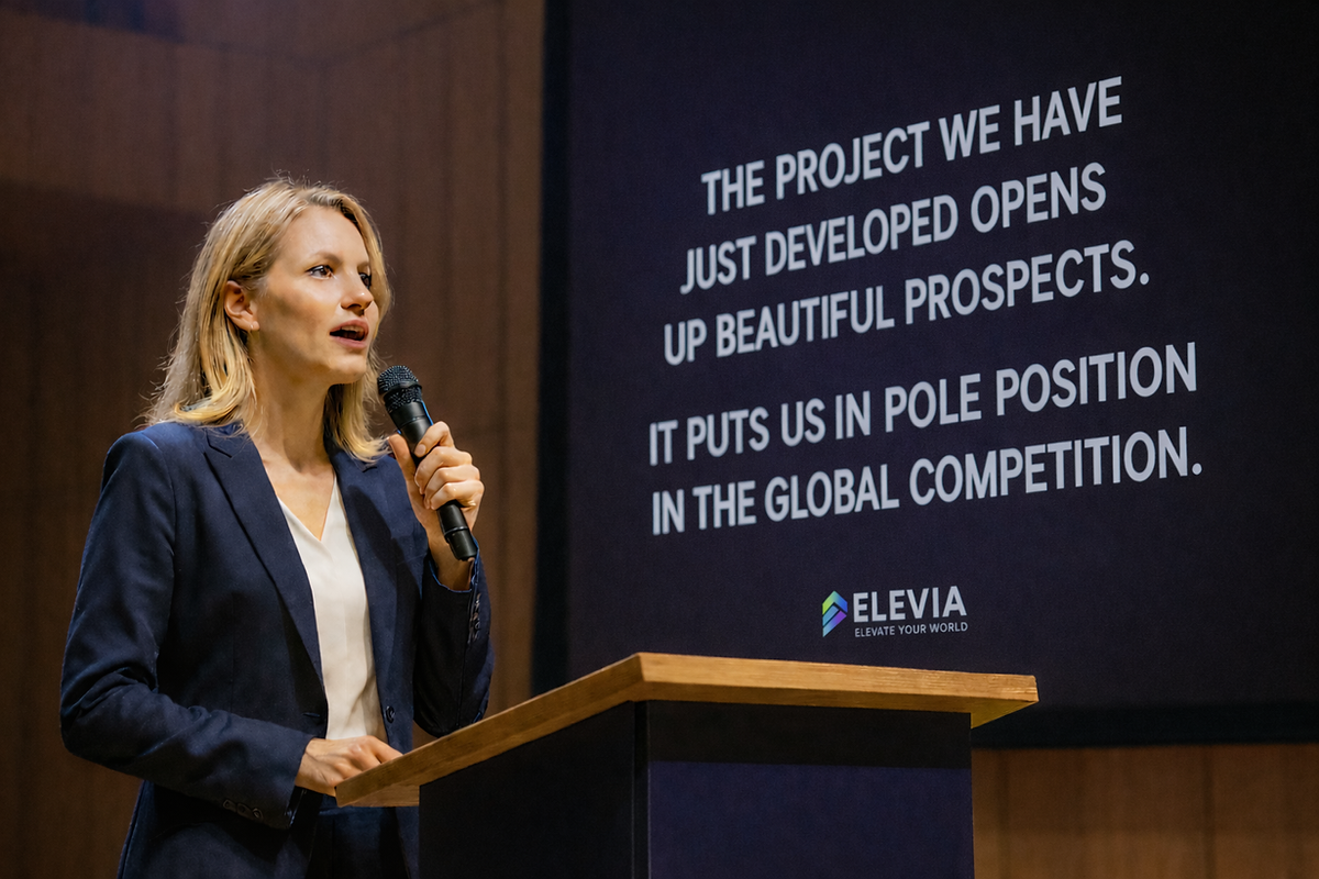 Conférence avec traduction IA en direct