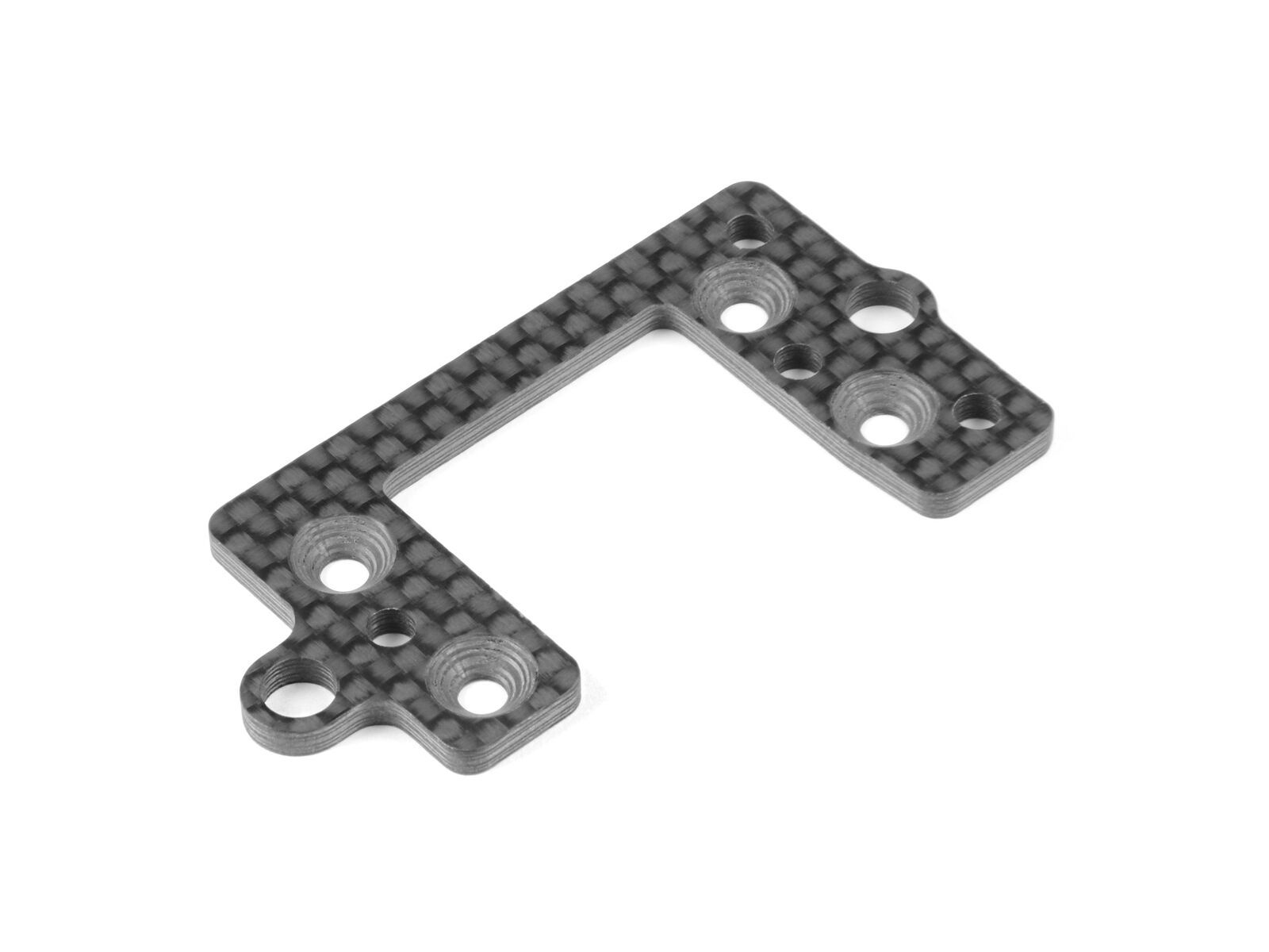 TEAM XRAY XB8E CARBON CENTER DIFF MOUNTING PLATE FOR CABLE HOLDER
