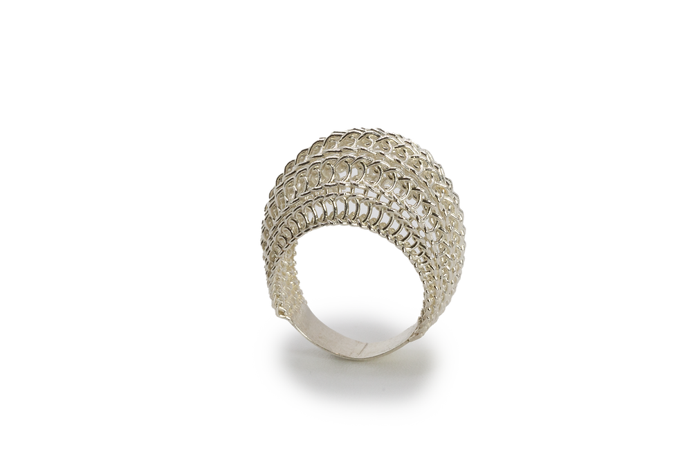 Miniatura: Anillo Hilos Entrelazados