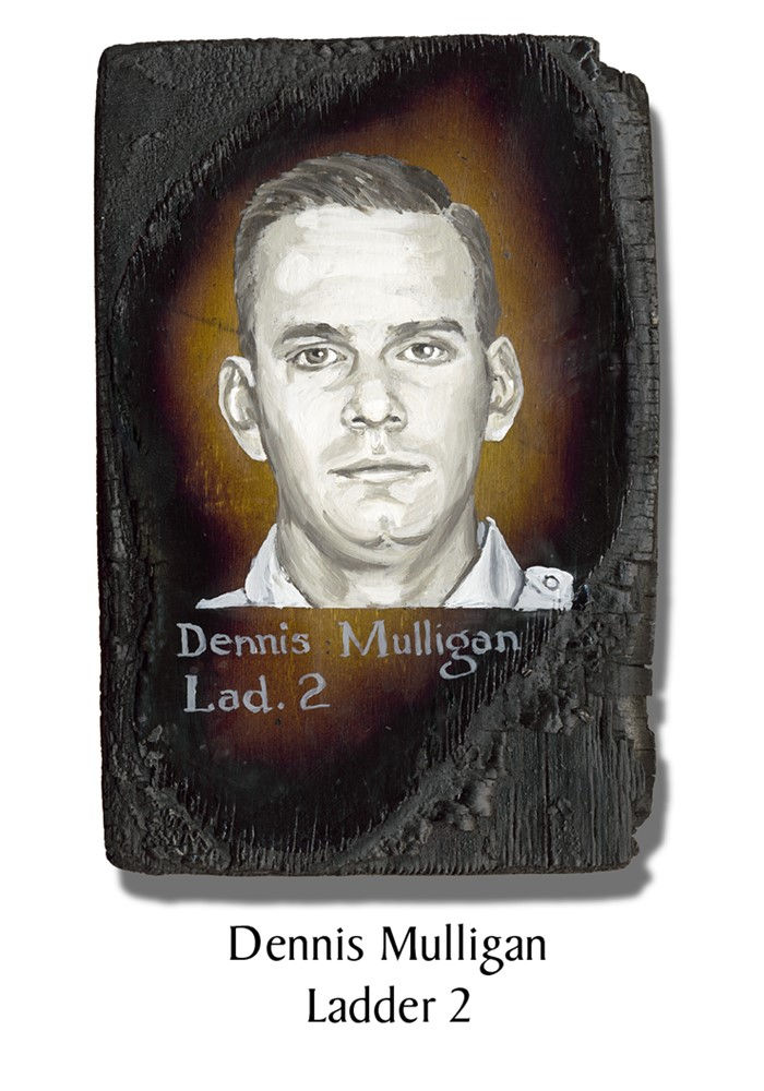 Portrait of firefighter Dennis Mulligan, Ladder 2