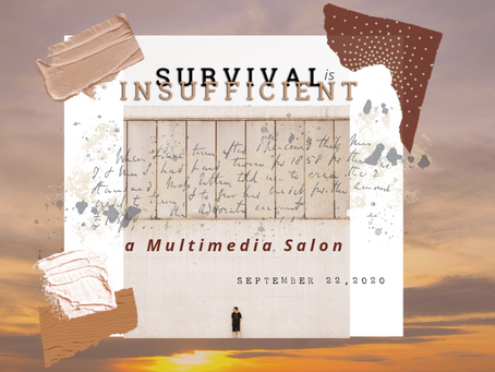 CORAZON DE TRINIDAD CREATIVE DISTRICT TO HOST “SURVIVAL IS INSUFFICIENT,” A MULTIMEDIA SALON