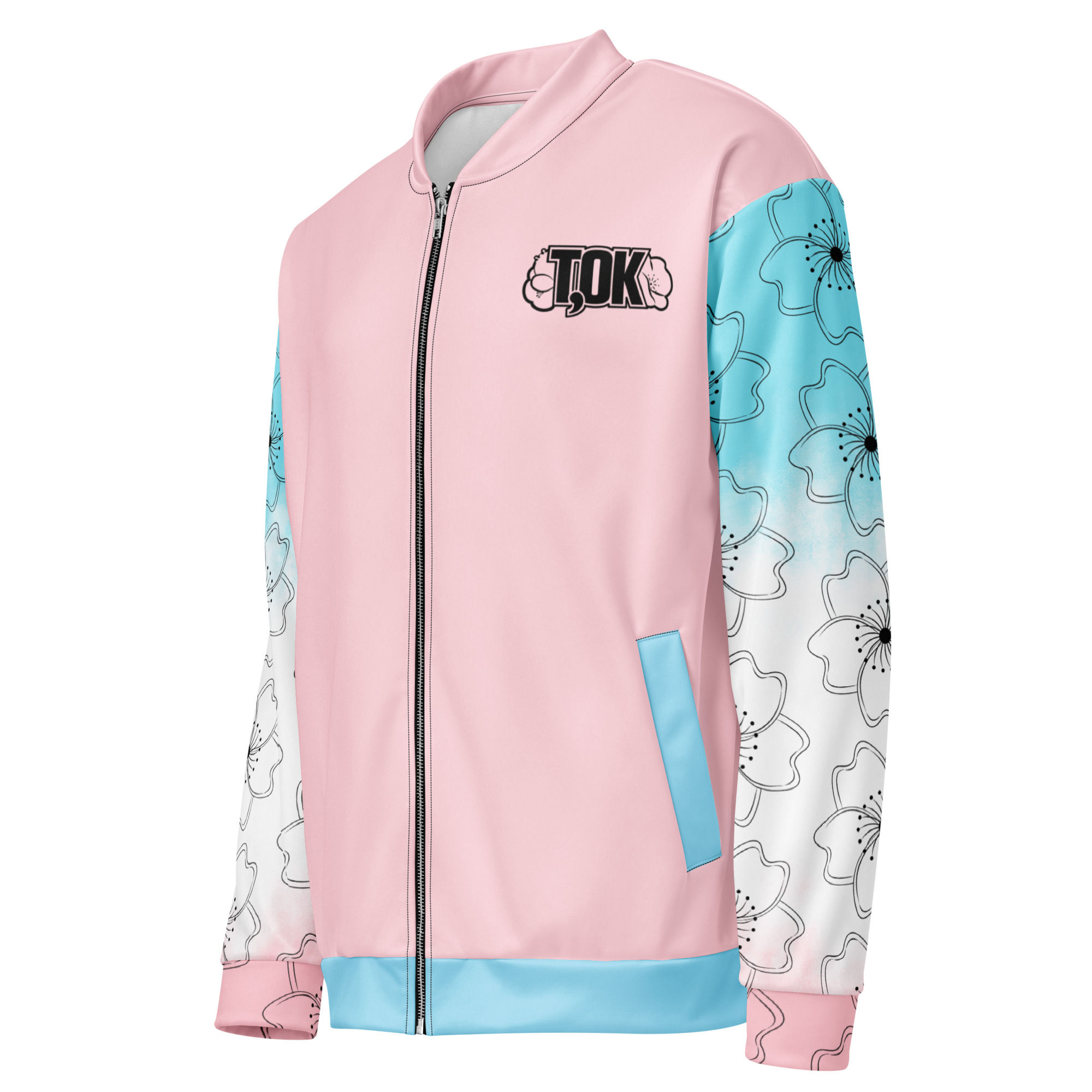 Tokyo, OK Retro Unisex Bomber Jacket