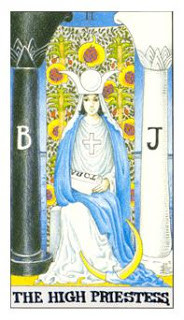 Sacerdotisa como Arcano do Dia