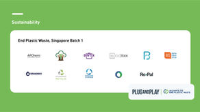 The Alliance to End Plastic Waste and Plug and Play