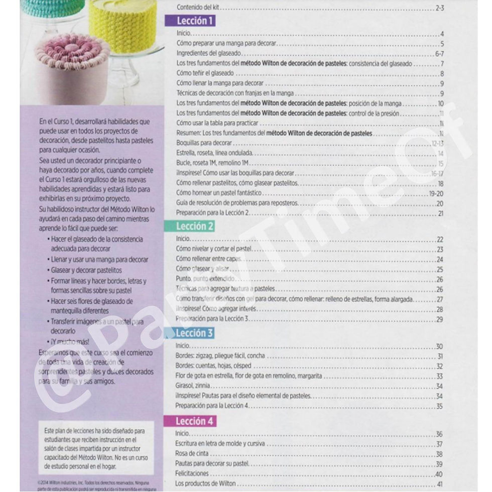 Miniatura: Curso Repostería Método Wilton Decoración De Pasteles