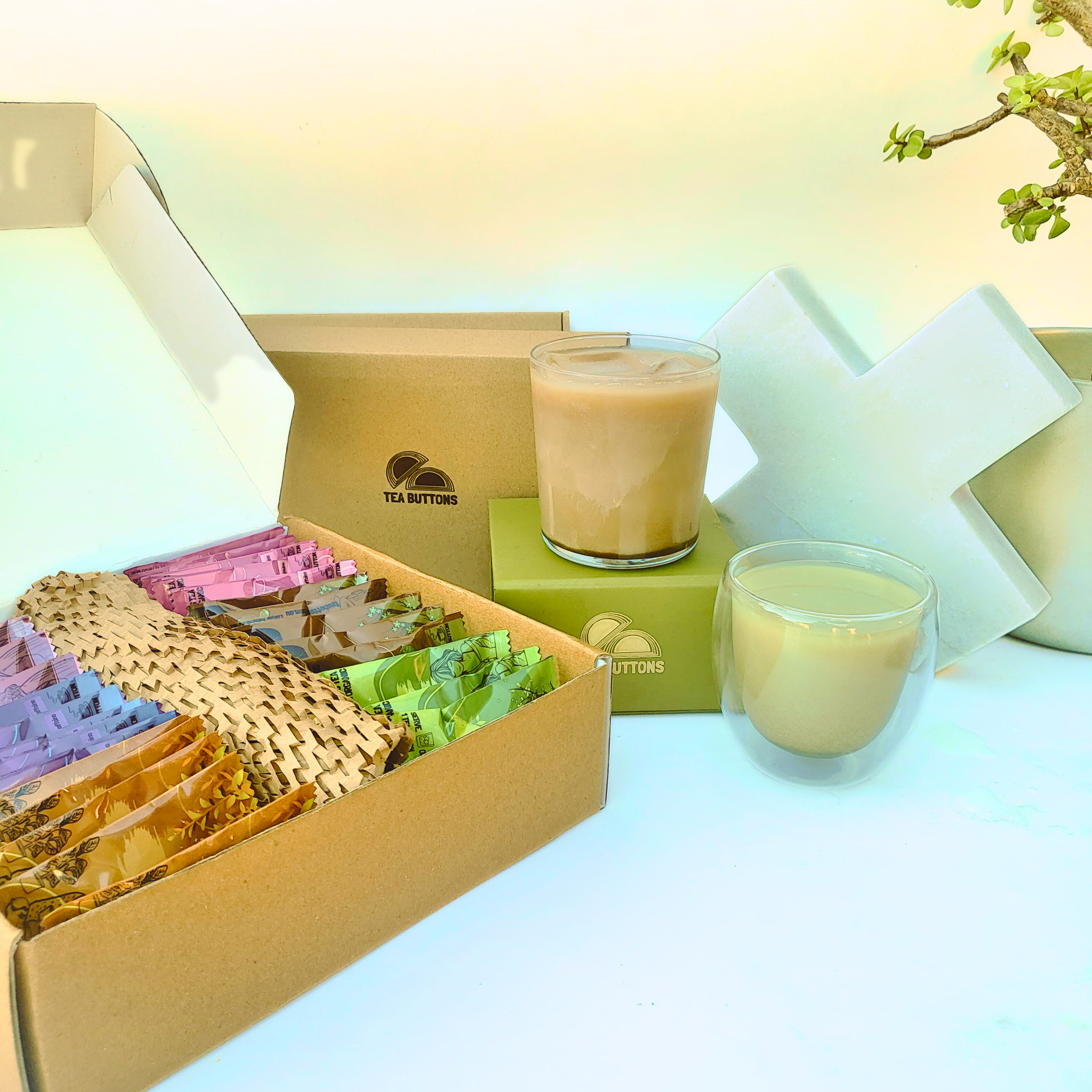 Boba Box of 40 (20 Teas + 20 Instant Boba)