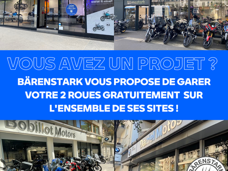 Profitez du stationnement gratuit lors de vos visites sur nos sites Bärenstark 