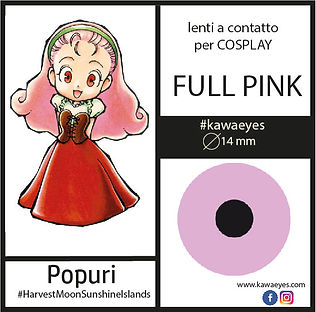 popuri lenti a contatto rosa