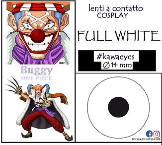 bugtto cosplay bianchegy lenti a contatto bianco