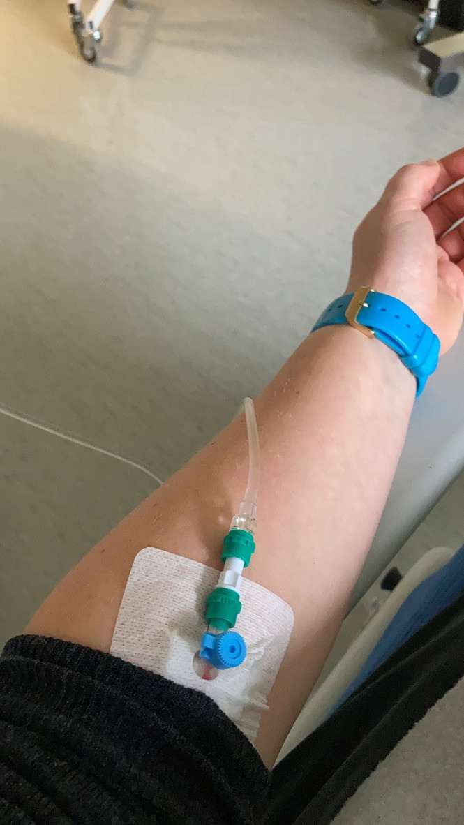 Infusion mit Cortison