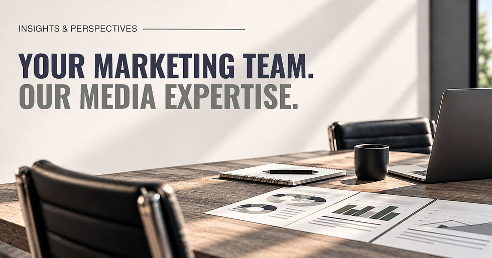 Already Have a Marketing Team? Here's Why You Might Still Need a Media Partner.