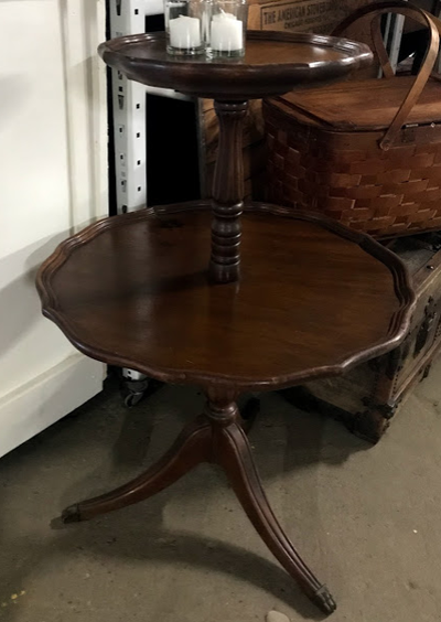 brown-two-tier-piecrust-table