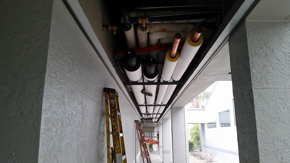 DIPLOMAT SCHOOL WATER PIPPING