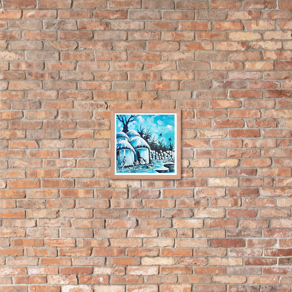 Thumbnail: Framed photo paper poster