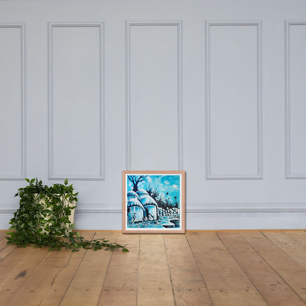 Thumbnail: Framed photo paper poster