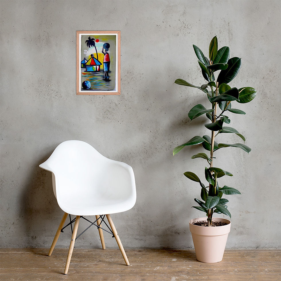 Thumbnail: Framed photo paper poster