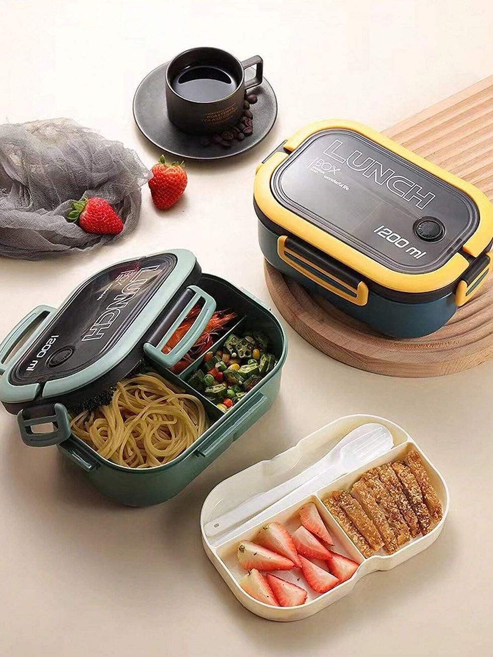 Thumbnail: بۆکسی هەڵگرتنی خواردن 1200مل