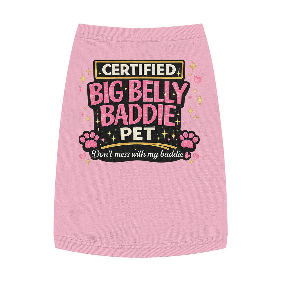 Thumbnail: Certified Big Belly Baddie Cute Paw Dog Tee