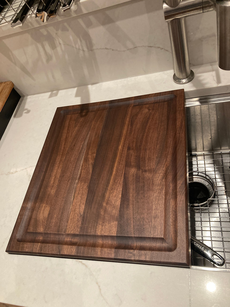 Thumbnail: Walnut Over-the-sink Cutting board  CB-WA-SPEC