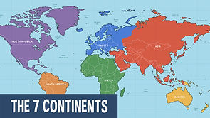 Fun Facts about the 7 continents of the