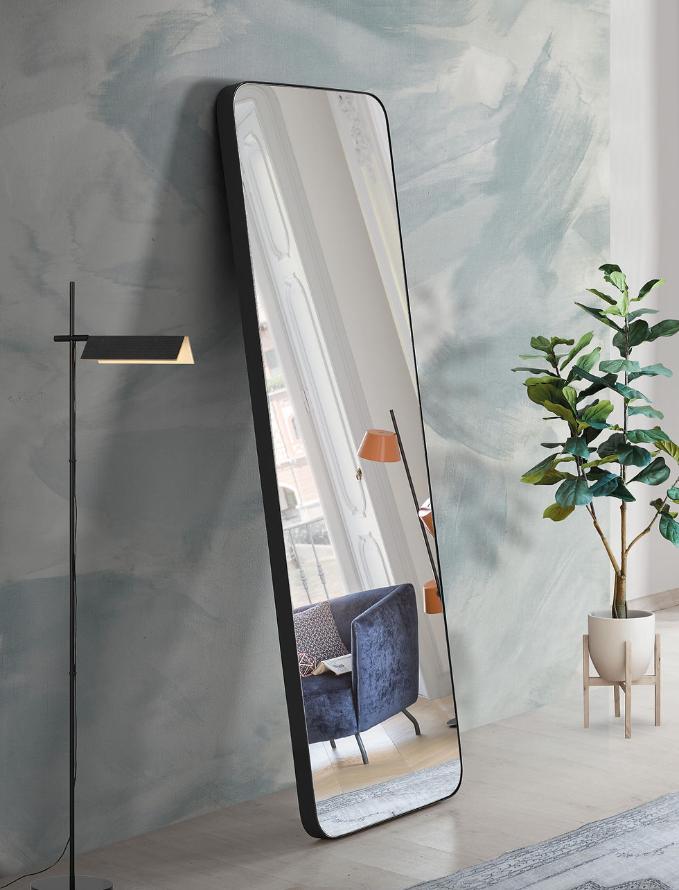 Thumbnail: Space Ex 65"x22" High Quality Aluminum Frame Mirror