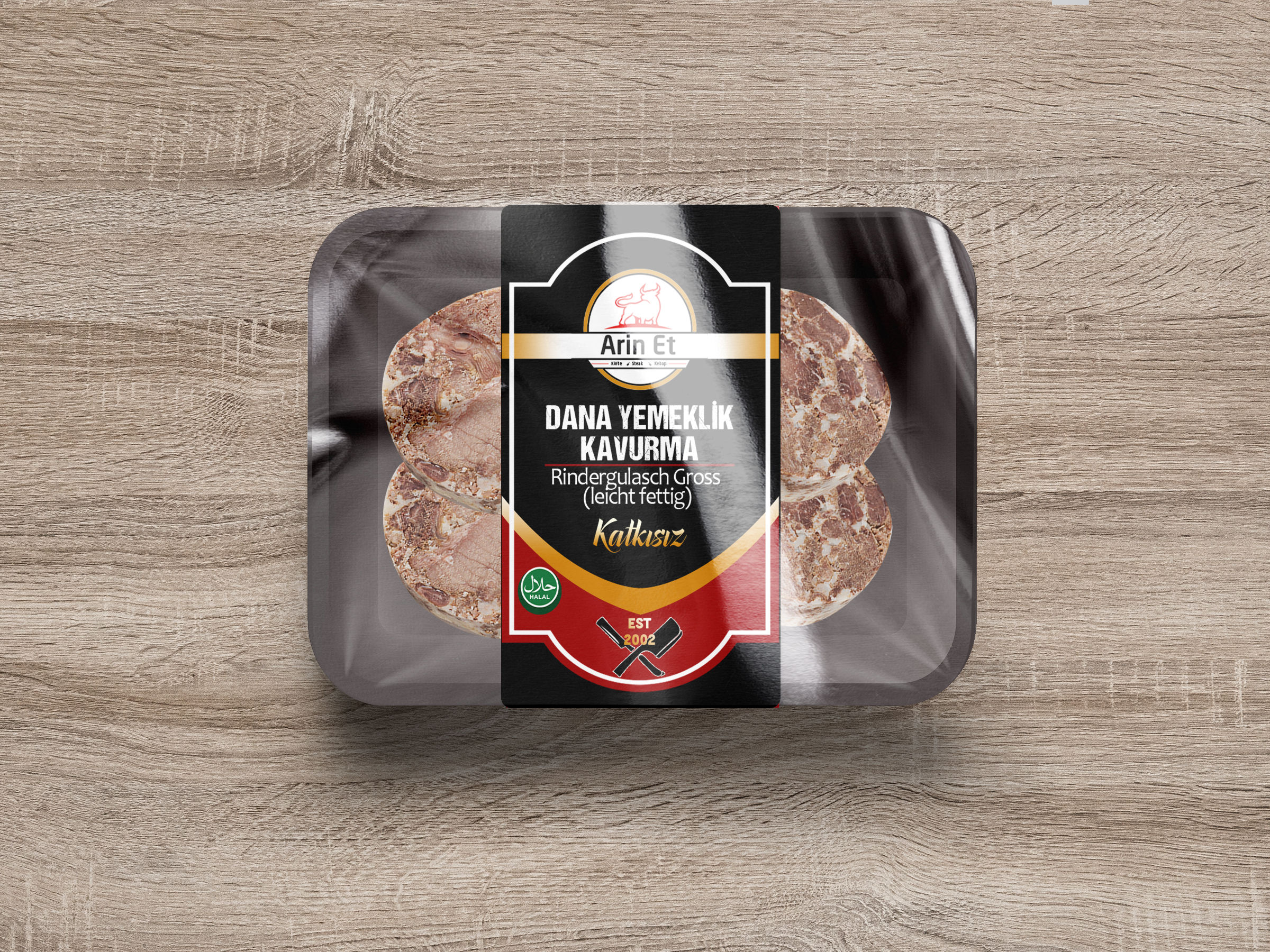 Rindergulasch Gross (Leicht Fettig) 250 gr