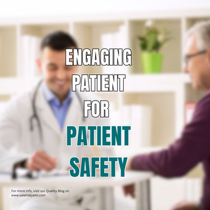 Engaging Patients for Patient Safety: A Guide to Empowerment and Better Health Outcomes